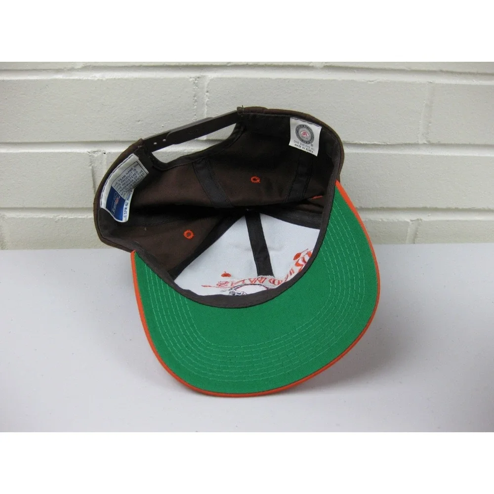 Vintage 90s Cleveland Browns Snapback Hat Cap NFL Desmond Bryant Autograph